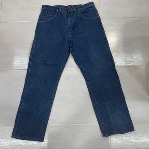 Wrangler Men's 31MWZDN Cowboy Cut Relaxed Fit Denim Jeans Size 35 x 30